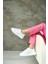 Julia Beyaz Floter Deri Kadın Sneaker 3