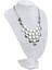 Kolye & Gerdanlık Sergileme Mankeni Gri Süet 25 cm 1.boy 1