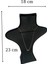Kuğu Kolye & Gerdanlık Sergileme Mankeni Siyah Süet 23 cm 1.boy 3