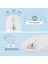 Hometech Ht 8c 7.8" Uyumlu Kablosuz Bluetooth Şarj Edilebilir Klavye Mouse Seti - Beyaz 4