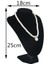 Kolye & Gerdanlık Sergileme Mankeni Siyah Süet 25 cm 1.boy 2