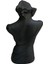 Polyester Kolye&gerdanlık ve Küpelik Yüz Sergileme Mankeni (Aspendos)48 cm Siyah 3