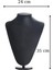 Kolye & Gerdanlık Sergileme Mankeni Siyah Deri 35 cm 3.boy 2