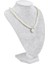 Kolye & Gerdanlık Sergileme Mankeni Gri Süet 29 cm 2.boy 1