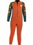 2.5mm Neopren Tam Takım Dalış Mayoları Dayanıklı Çocuk Yüzmek Wetsuit Turuncu L (Yurt Dışından) 1