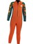 2.5mm Neopren Tam Takım Dalış Mayoları Dayanıklı Çocuk Yüzmek Wetsuit Turuncu L (Yurt Dışından) 2