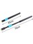 1pc Havuz Işareti Genişletici Teleskopik Snooker Cue Uzatma Teleskopik Dişli 45CM (Yurt Dışından) 4