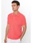 Erkek Slim Fit Dar Kesim Pamuklu Yumuşak Dokulu Serin Tutan Kumaş Düz Pike Polo Yaka T-Shirt 3