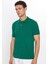 Erkek Slim Fit Dar Kesim Pamuklu Yumuşak Dokulu Serin Tutan Kumaş Düz Pike Polo Yaka T-Shirt 3