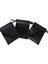 Saten & Parlak Kese Siyah 25 Adet 9X12 cm Takı, Altın Kesesi (Ipli & Büzgülü) 5