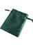 Saten & Parlak Kese Yeşil 25 Adet 9X12 cm Takı, Altın Kesesi (Ipli & Büzgülü) 1