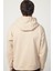 Oversize Geniş Kesim Pamuklu Yumuşak Dokulu Içi Polarlı Basic Bej Kapüşonlu Sweatshirt 5