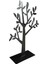 Metal Ağaç Kolye ve Zincir Standı (Siyah) Takı Düzenleme Organizatör (20 cm ) 2