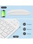 Philips M7 S407J 7" Uyumlu Kablosuz Bluetooth Şarj Edilebilir Klavye Mouse Seti - Beyaz 2