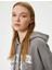 5WAL10026IK 931 Antrasit Genc Kız Pamuk Jersey Sweatshirt 1