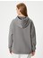 5WAL10026IK 931 Antrasit Genc Kız Pamuk Jersey Sweatshirt 4
