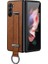 Sulada Moda Serisi Samsung Galaxy Z Fold6 5g Kılıf Askısı Kickstand Deri + Pc Telefon Kapağı-Kahverengi (Yurt Dışından) 1
