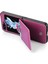 Samsung Galaxy Z Flip6 5g Telefon Kılıfı Kart Yuvası Kickstand Pu+Pc Kapak Parmak Yüzük-Mor (Yurt Dışından) 3