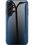 Samsung Galaxy S24 Fe Telefon Kılıfı Temperli Cam + Karbon Fiber Dokulu Tpu Kapak-Mavi (Yurt Dışından) 1