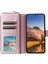 Samsung Galaxy A25 5g (Global) (161.0 x 76.5 x 8.3mm) Kılıf Fermuarlı Cep Deri Kapak-Pembe Altın (Yurt Dışından) 2