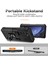 Samsung Galaxy Z Fold6 5g Kılıf Kamera Koruma Pc + Tpu Telefon Kapağı Parmak Yüzük Tutucu Kickstand-Siyah (Yurt Dışından) 2