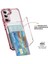 Samsung Galaxy S22+5G Kılıf Kart Tutucu Tpu+Akrilik Telefon Kapağı Kristal Şeffaf-Şeffaf Pembe (Yurt Dışından) 2