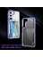 Samsung Galaxy S22+5G Kılıf Kart Tutucu Tpu+Akrilik Telefon Kapağı Kristal Şeffaf-Şeffaf Mor (Yurt Dışından) 3