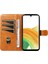 Samsung Galaxy A53 5g Cüzdan Kılıf T Şekilli Çizgili Deri Telefon Kılıfı-Sarı (Yurt Dışından) 2