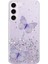 Wanlonfeng Samsung Galaxy S23 Kılıf Ekran Koruyucu Tpu Telefon Kapak 3D Glitter Payetler-Mor (Yurt Dışından) 2