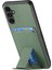 C1-11 Samsung Galaxy A15 4g/5g Kılıf Deri Kaplamalı Tpu Karbon Fiber Dokulu Arka Kapak-Yeşil (Yurt Dışından) 3
