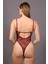Kadın Bordo Desteksiz Tanga Dantelli Bady C8T8N0O533 4