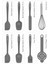 VALLETTA VLT1168 DRONGO 8'Lİ SPATULA SET GRİ 3