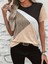 Kadın Kısa Kollu Blok Desen Süprem T-Shirt 1