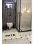 Bath Siyah Ponpon Detaylı Yazılı Banyo Paspası 90×57 3