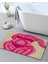Pembe Temalı Kadın Manken Desenli Modern Dekoratif Banyo Paspası 90×60 1