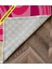 Pembe Temalı Kadın Manken Desenli Modern Dekoratif Banyo Paspası 90×60 4