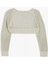 Crop Triko Hırka Ajurlu Uzun Kollu 2
