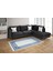 Murano 09163d Krem Lacivert Çizgi Desenli Yün Halı 3