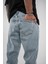 16370 Boyfriend Taşlamalı Mavi Jean 5