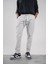 Gri Dar Paça Boyfriend Fit Gabardin Pantolon 1