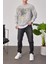 Brooklyn Yıkamalı Gri Sweatshirt 1