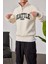 Seattle Yakası Fermuarlı Krem Sweatshirt 4