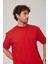 Kırmızı Oversize Basic Tshirt 2