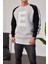E Harf Baskılı Gri Sweatshirt 1