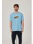 Apparel Baskılı Mavi Tshirt 2