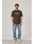 Apparel Baskılı Haki Tshirt 1