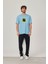 Grybrand Tavşan Baskılı Mavi Tshirt 1