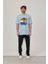 Cofe D'azur Resim Baskılı Bebe Mavisi Tshirt 1