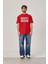 Not Mind Yazılı Kırmızı Tshirt 1
