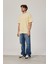 Sarı Oversize Basic Tshirt 3
